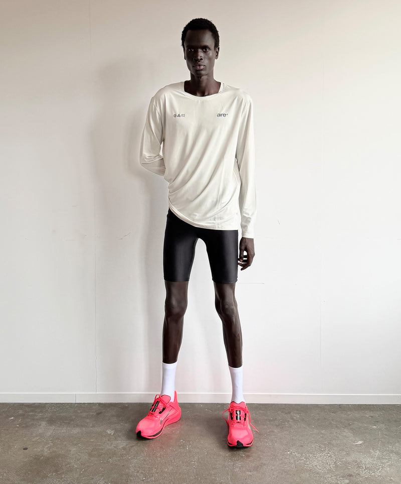 BUILD YOUR LEGACY TRAINING LONGSLEEVE CREAM