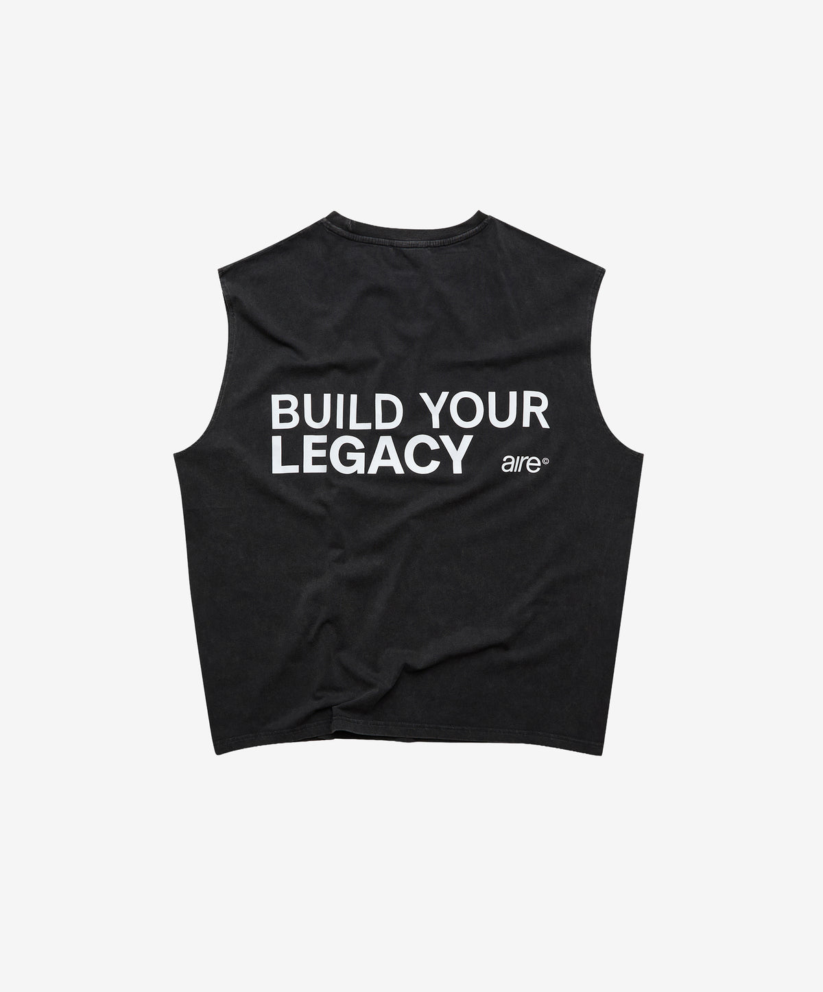 BUILD YOUR LEGACY SLEEVELESS ANTHRA