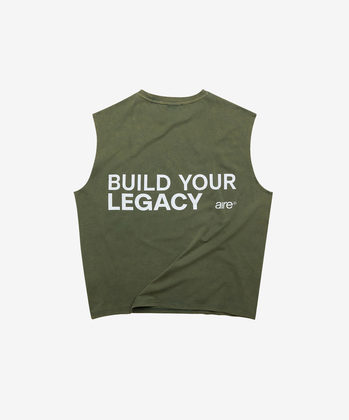 BUILD YOUR LEGACY SLEEVELESS GREEN