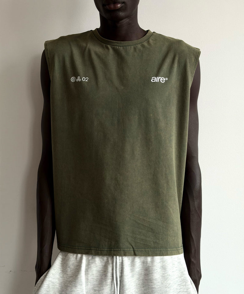 BUILD YOUR LEGACY SLEEVELESS GREEN