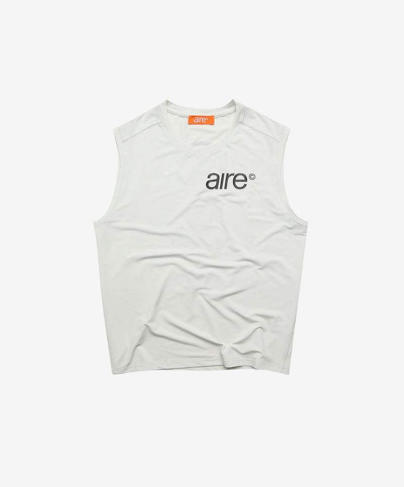 SLEEVELESS TRAINING TEE LIGHT GREY