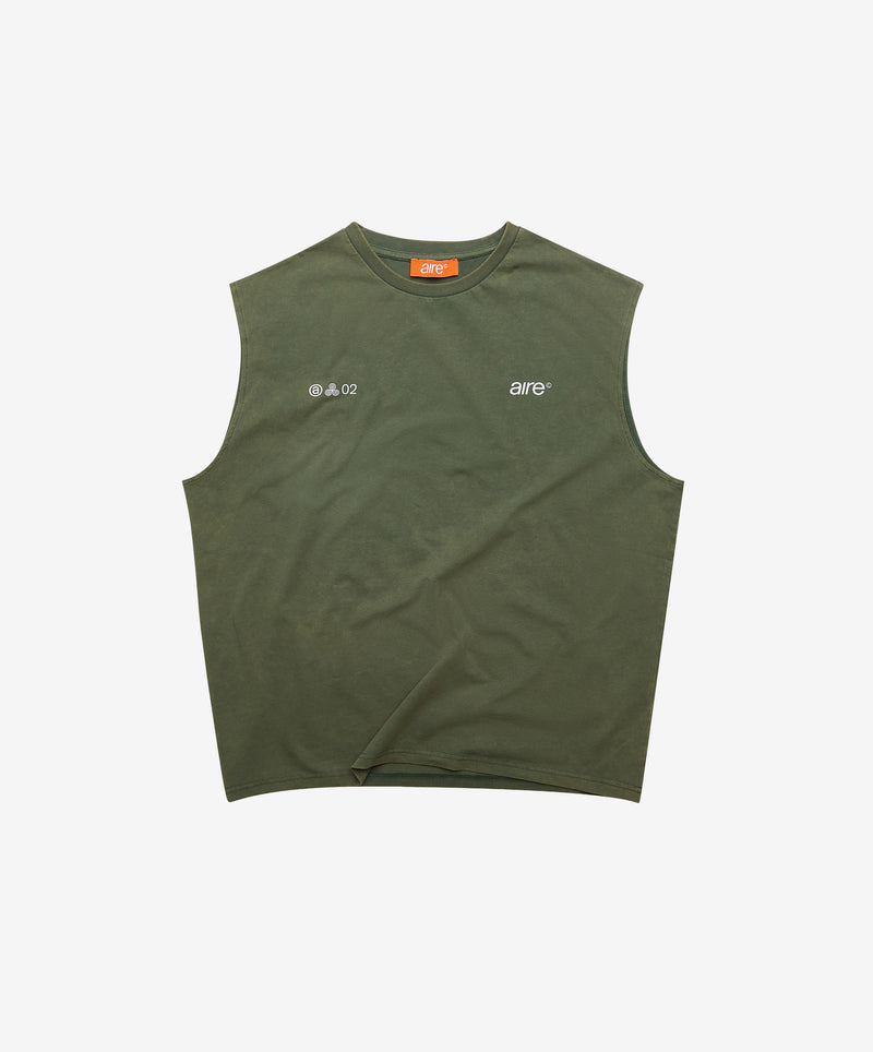 BUILD YOUR LEGACY SLEEVELESS GREEN