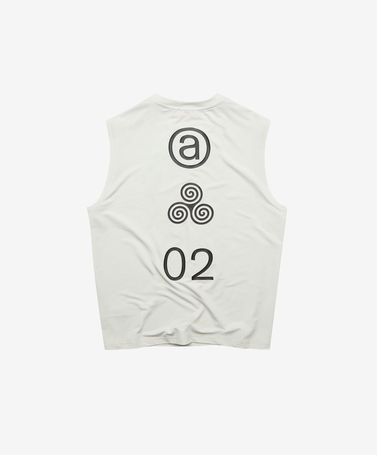 SLEEVELESS TRAINING TEE LIGHT GREY
