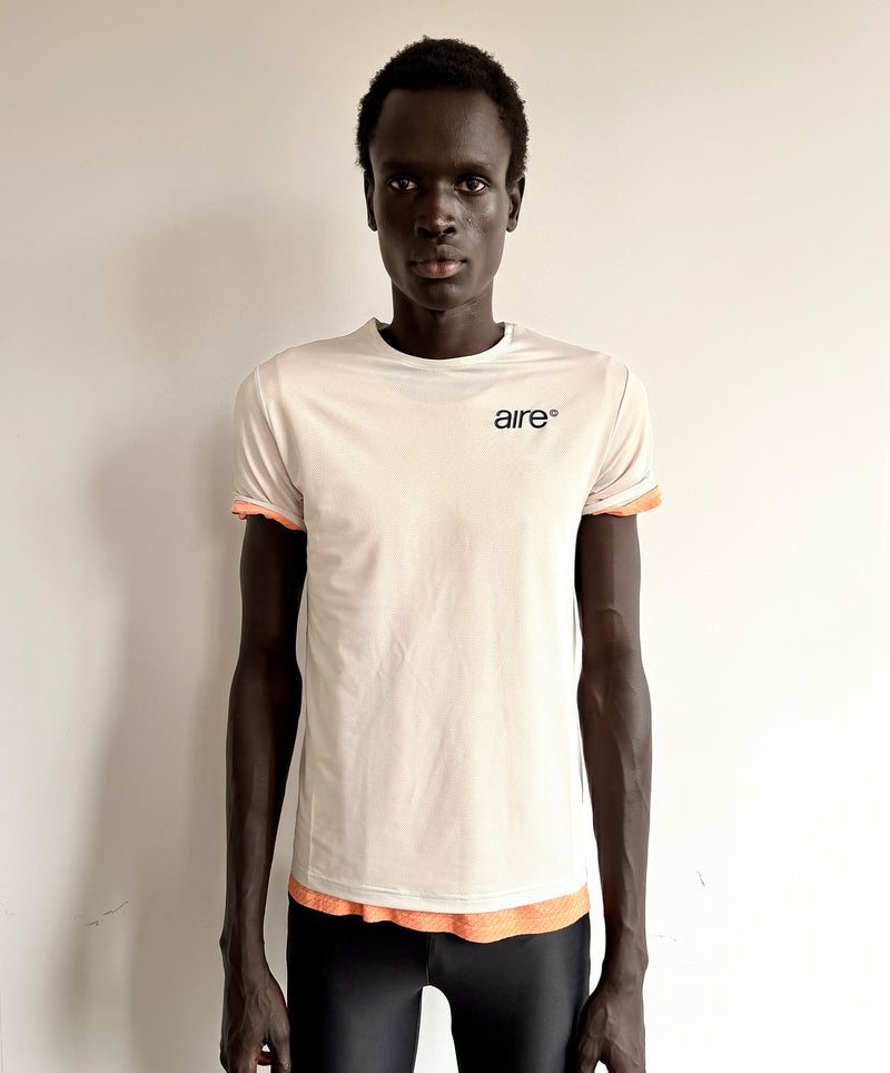 AIRE TRAINING TEE LIGHT GREY