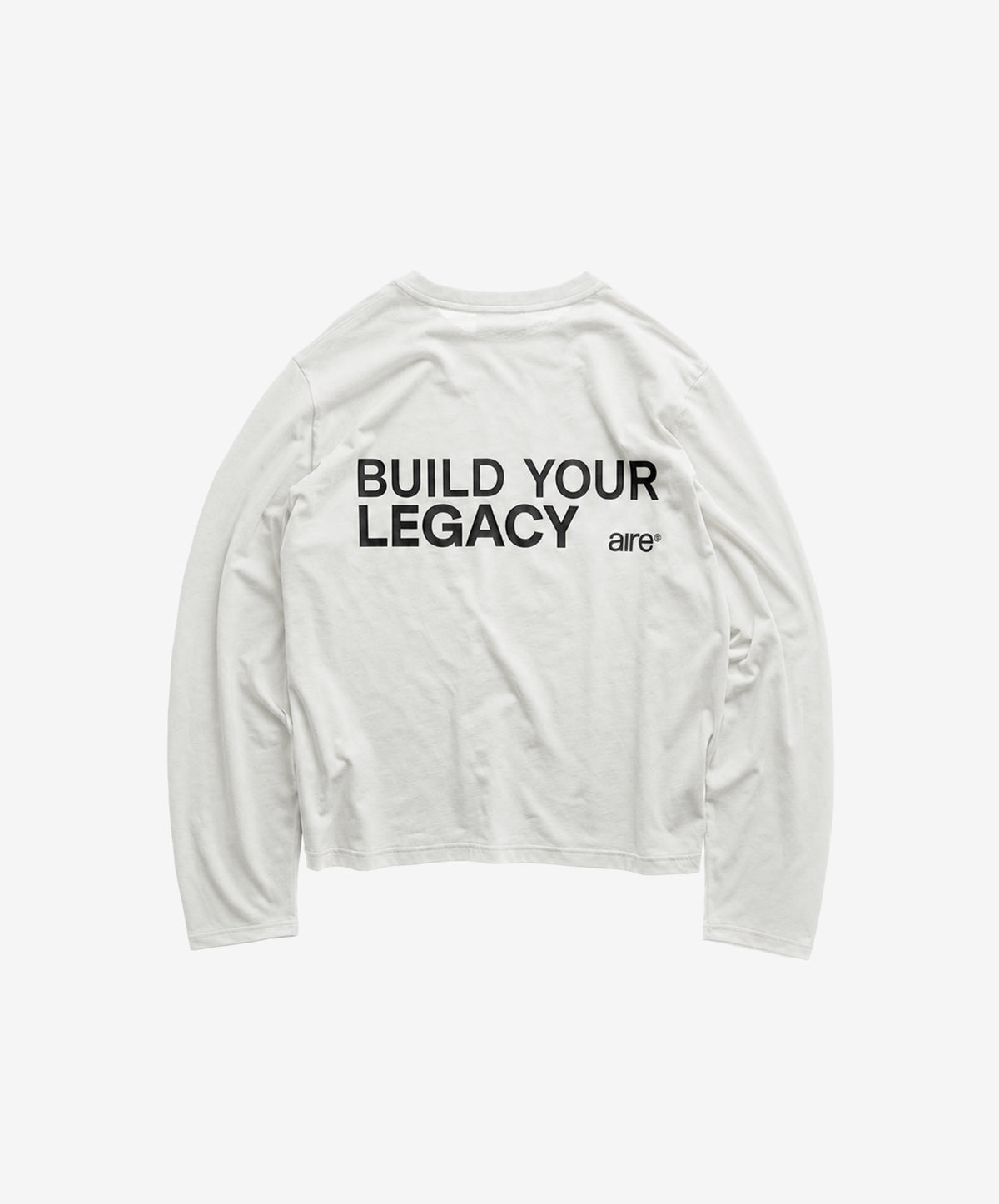 BUILD YOUR LEGACY TRAINING LONGSLEEVE CREAM