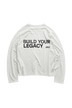 BUILD YOUR LEGACY TRAINING LONGSLEEVE CREAM